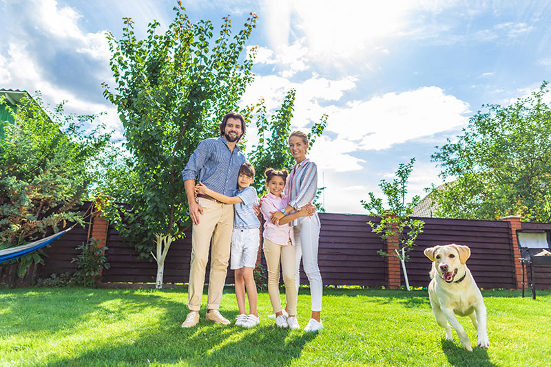 Cheerful family